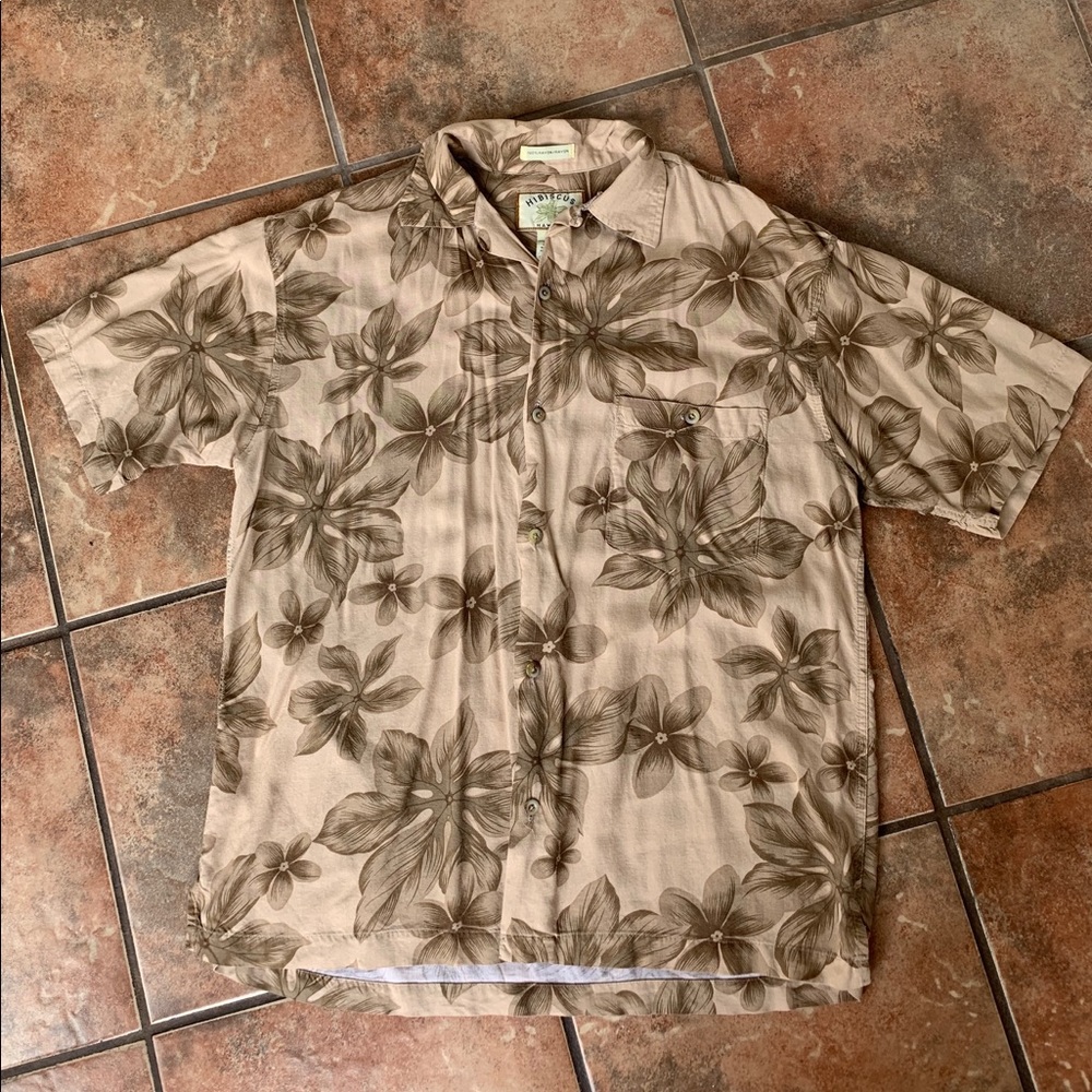 Hibiscus Hawaiian Print Shirt